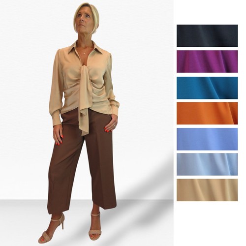 Damen satin shirt - damen, zum