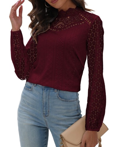 Damen oberteile langarm bluse - oberteile,