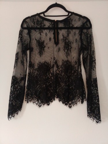 New look schwarz blumen spitze - schwarz,