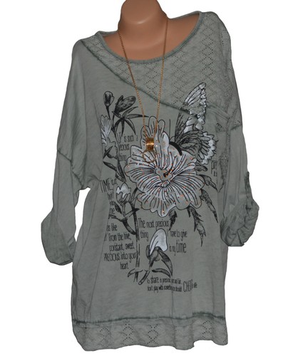 Italy moda tunika pullover - moda,