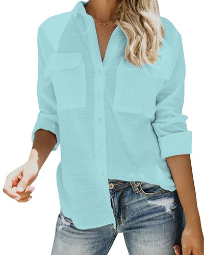 Damen blusen tuniken langarm - blusen,
