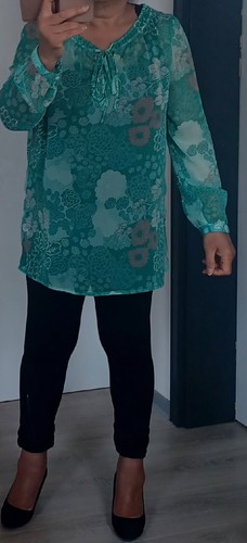 Lange tunik bluse grüne - lange, tunik/bluse