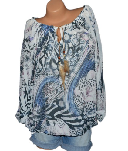 Italy moda tunika - tunika, shirt