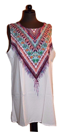 Tunika kleid bluse knielang - bluse,