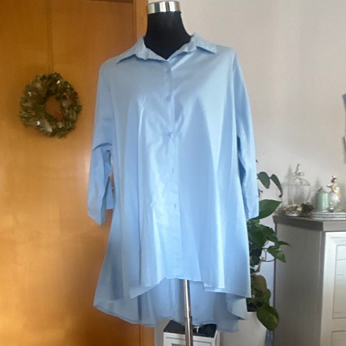 Wunderschöne damen bluse blau - bluse,